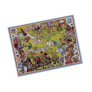 White Mountain Puzzle BIRD'S EYE VIEW #410 c2007‎ 1000 Pcs. Rare HTF 24" by 30"
